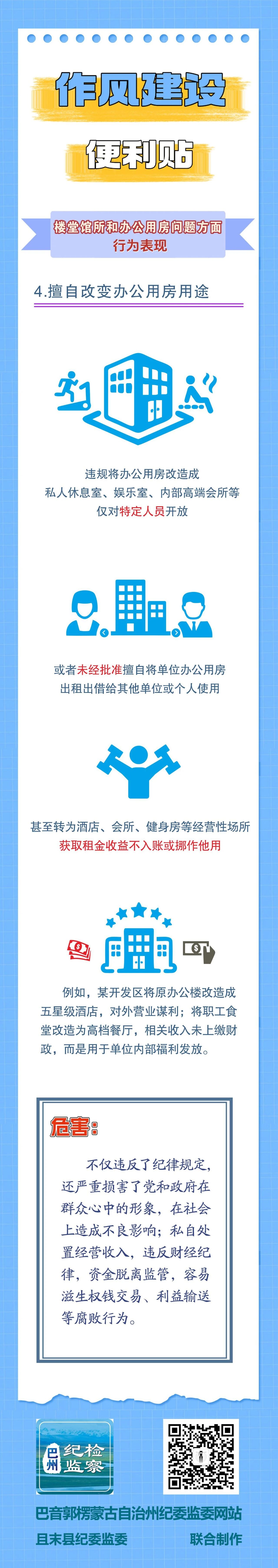作风建设便利贴丨楼堂馆所和办公用房问题方面行为表现④
